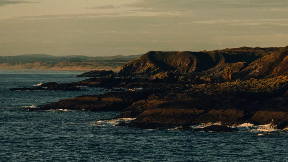 View of Scotland's shore