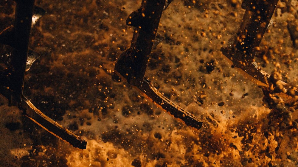 Ardray blended whisky process in mash tun