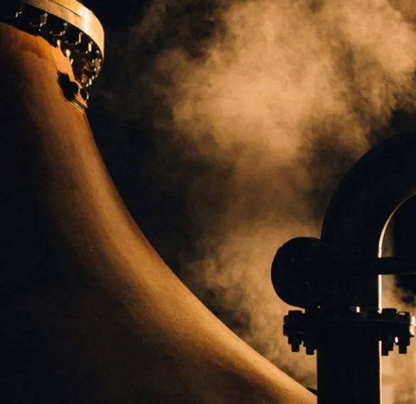 Close-up of a steamy Ardray still