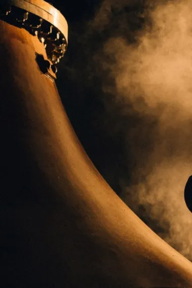 Close-up of a steamy Ardray still