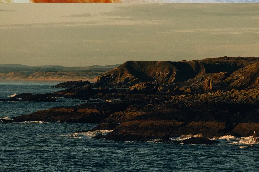 ardray cliffside and ocean story card