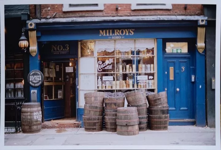 Milroys of London shop front