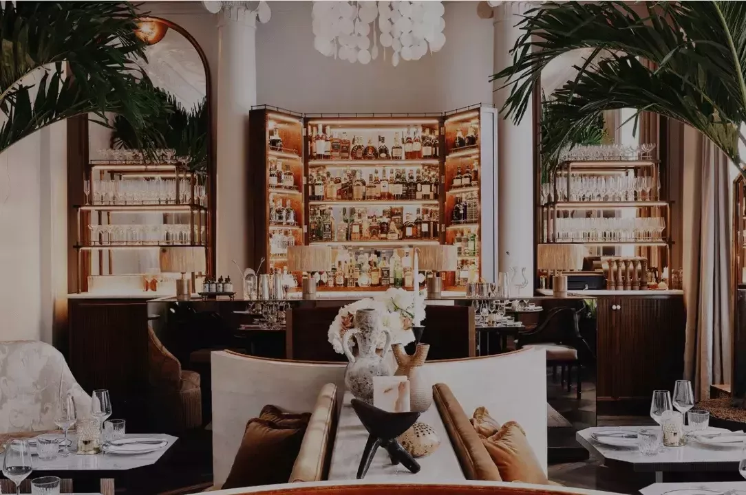 the Maine Mayfair drawing room