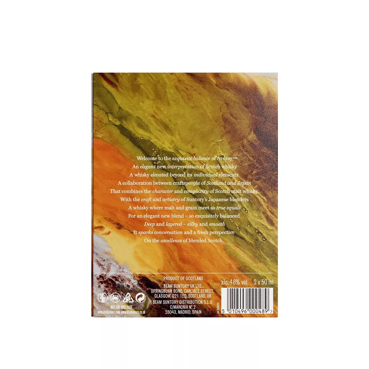 Ardray experience pack box back