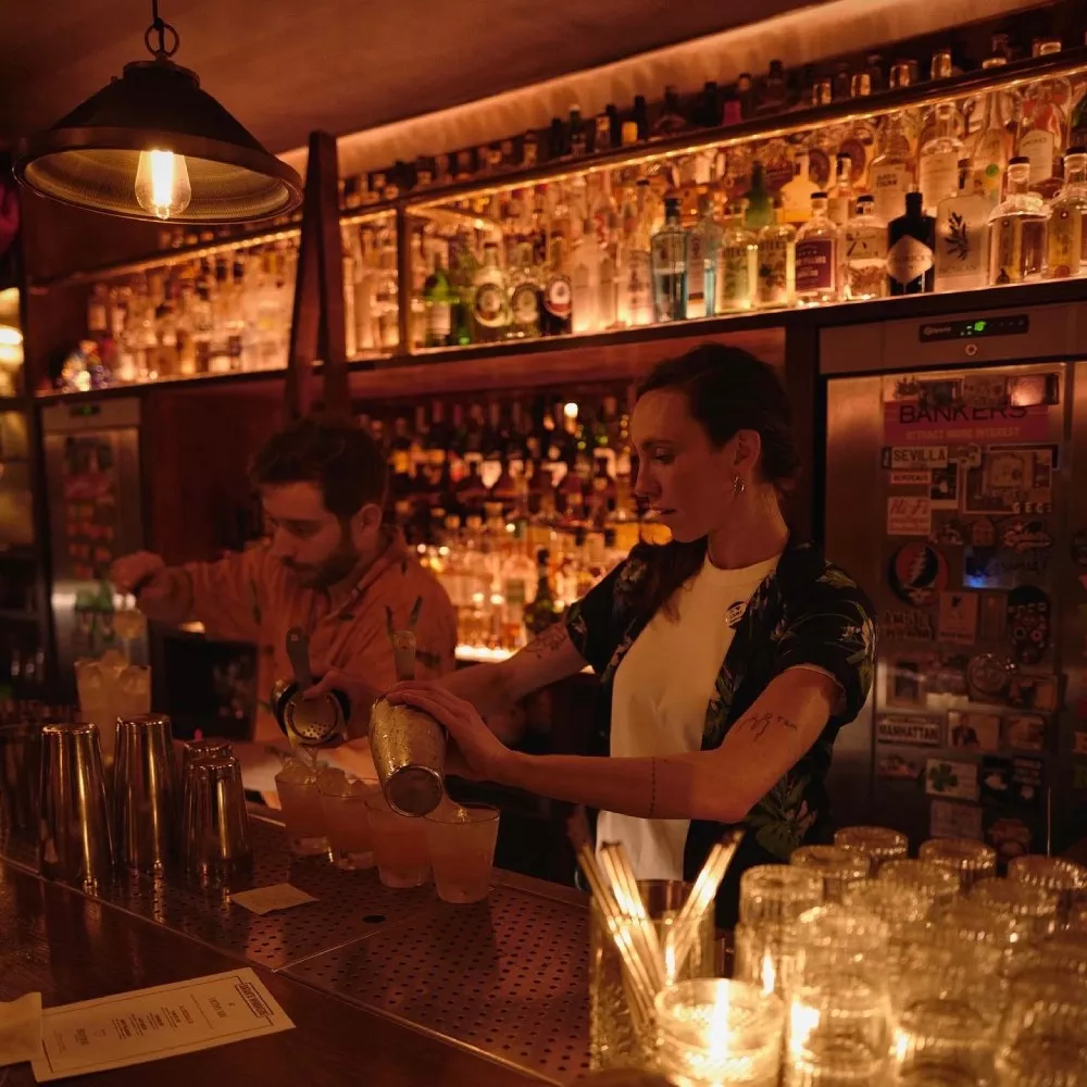 Satan's Whiskers cocktail bar